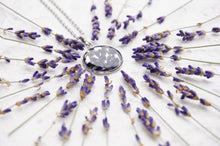 Resin Jewlry | Real Lavender Necklace Pendant made with lavender and resin