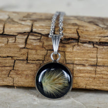 Real Pressed Bunnytail Botanical Necklace by Pressed Wishes - handmade with love in the mountains of Canada - Mabel Lake, BC