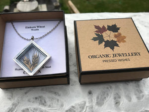 Pressed Wishes Organic Jewellery Box for Stainless Steel Locket Collection