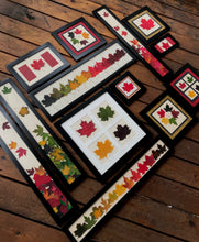 The Maple Leaf Collection by Pressed Wishes; showcasing pressed leaf artwork