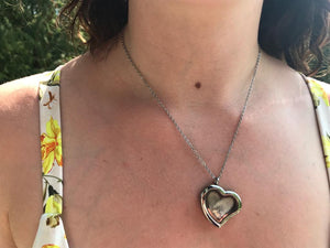 Real Pussy Willow Necklace - Stainless Steel Locket Collection by Pressed Wishes