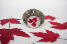 Canadiana Pendant Necklace by Canadian Artist Pressed Wishes out of Mabel Lake, BC, Canada